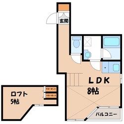 プラムハイツの物件間取画像